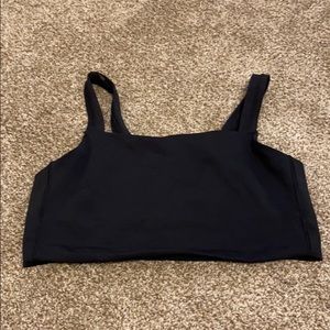 Black sports bra